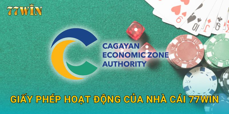 Giấy phép hoạt động của nhà cái 77WIN